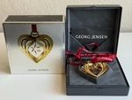 Georg Jensen 2010 Heart Mobile Gold Christmas Holiday Ornament Box Denmark. Fixed Price $124.95.