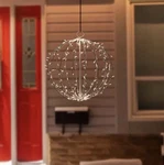 Northlight 23" Led Lighted Christmas Hanging Ball Decoration Warm White Lights. Fixed Price $39.00.