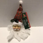 Merry By Christmas House 2006 Santa Head Ornament Nwt 9 - 10. Fixed Price $9.25.