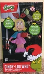 Gemmy 881030 Cindy-lou Who Airdorable Airblown 23 In. Indoor Inflatable. Fixed Price $21.59.
