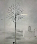 Costway Nearly Natural 5' Pre-lit Artificial White Birch Tree Led Lights. Fixed Price $47.10.