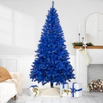 Pre-lit Medium Pine Artificial Christmas Tree 6' Royal Blue Clear Lights. Fixed Price $220.49.