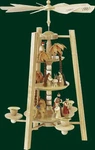 Bell Pyramid Birth Of Christ Natural Folk Art New Erzgebirge 15918. Fixed Price $422.05.