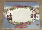 Santa & Mrs.claus Christmas Serving Platter Publix Season's Greeters 16'' X13''. Fixed Price $24.99.