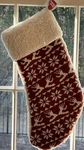 Nwt Boots And Barkley Pet Christmas Stocking 17" Red White Reindeer Snowflakes. Fixed Price $7.99.
