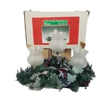 House Of Lloyd Christmas Around The World Centerpiece Teal & Blue 53-094. Fixed Price $13.82.