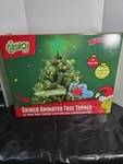 Grinch Animated Tree Topper Mr Christmas 2025 Lighted Star Circling Sleigh New. Fixed Price $69.00.