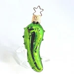 Inge Heirlooms Christmas Pickle Gurken Legend German Glass Ornament 3". Fixed Price $19.00.