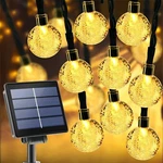 100 Led 49FT Crystal Globe Solar Christmas Lights Outdoor Patio. Fixed Price $20.99.