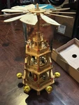 Christmas Nativity Carousel Candle Holder Dayton Hudson Wooden 18" In Box Video. Fixed Price $69.99.
