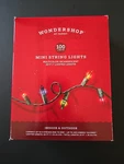 Wondershop 100CT Incandescent String Lights Multicolor Green Wire New (C-25). Fixed Price $12.99.