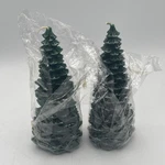 Vintage Santas Workbench Pine Tree Christmas Candles. Fixed Price $15.00.
