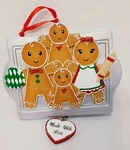 Gingerbread Family Cookies Christmas Ornament Made With Love Polarx 5" Baking. Fixed Price $16.31.