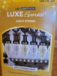 Gemmy Led Lightshow Luxe Sparkle C9 White Diamond String 24. Fixed Price $27.99.