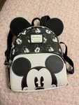 Loungefly Disney Parks Mickey Mouse W Ears Faces Expressions Mini Backpack Bag. Fixed Price $95.00.