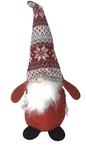 Christmas Gnome Red & Gray Nordic 14" Plush Weighted Shelf Sitters Decor Santa. Fixed Price $11.98.