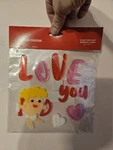 Nip Celebrate Together Valentines Day Window Clings Cupid Love You Xo. Fixed Price $5.50.