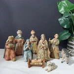 Vintage Debrekht Holy Family Nativity Set 2002 Limited Edition 52610 Coa. Fixed Price $379.91.