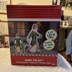 Gemmy Photorealistic 6' Christmas Light Up Airblown Inflatable Buddy The Elf. Fixed Price $46.00.