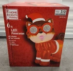 Home Accents Holiday Christmas 6FT Led Pomeranian Indoor/outdoor Inflatable New. Fixed Price $79.00.