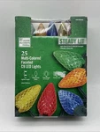 Home Accents Holiday 25 Multi-colored C9 Led Lights Steady Lit 1010 936 942. Fixed Price $19.99.