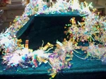 30FT Led Christmas Holiday Tinsel Garland With 50 Lights - Battery Operated. Fixed Price $15.00.