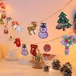 Christmas Led Light Snowman Deer String Decoration For Home Xmas Tree. Fixed Price $15.28.