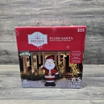 Santa Claus Plush Airblown Inflatable Christmas Gemmy Holiday Time 6.5 Ft Tall. Fixed Price $45.00.