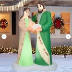 6.5' Holy Family Navity Holiday Christmas Inflatable Nib. Fixed Price $71.99.