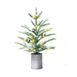 Small Christmas Tree 24 Inch Mini Pre-lit With 60 Lights Rusti.... Fixed Price $39.50.