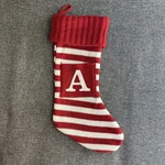 Wondershop Target Knit Striped Monogram Christmas Stocking Red White Letter. Fixed Price $39.99.