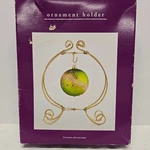Pier Imports Sparkling Gold Tone Metal Christmas Ornament Holder 150/1515. Fixed Price $26.10.