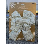 New Jaclyn Smith Christmas Holiday Winter Wonderland Tree Topper Bow - Gold. Fixed Price $12.87.