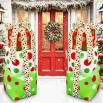 2 Pcs 3 Christmas Inflatable Gift Box Decorations, Pvc Xmas For H.... Fixed Price $50.04.