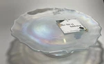 Art Of Tabletop Raised Cake Plate Pedestal 8 Iridescent Stand Glass New!!!. Fixed Price $42.99.