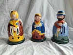 Villeroy & Boch 3 Pc. Nativity Mary Joseph Angel Tealight Taper Candle Holders. Fixed Price $32.50.