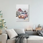 Northlight 15.75" Fiber Optic Color Changing Christmas Tree Truck Wall Art. Fixed Price $22.49.