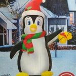 Christmas Penguin Inflatable 5FT Decoration Indoor Outdoor Led Lighted Joiedomi. Fixed Price $34.29.