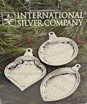 International Silver Company 3 Piece Christmas Ornament Bowl Set Holiday Decor. Fixed Price $39.95.