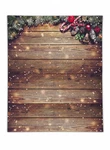 Allenjoy 8X10FT Snowflake Gold Glitter Christmas Wood Wall Photography Backdr.... Fixed Price $60.70.
