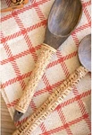 Kalalou Set Of Two Wooden Spoons With Woven Cane Handles By. Fixed Price $25.00.