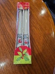 Vintage Set Of Class Mouse Christmas Taper Candles Box 12 Inch. Fixed Price $9.00.