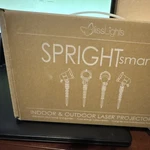 Blisslights Spright Smart Laser Projector Indoor/outdoor Blue. Fixed Price $26.00.