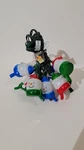Gemmy Snowman (10) Blow Mold Hard Plastic String Lights Christmas Snowmen. Fixed Price $14.95.