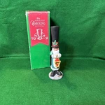 Vtg J Adams Studio North Pole Caroling Society Figurine Wick AD2032 Lantern. Fixed Price $8.99.