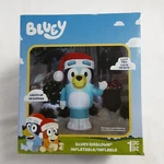 New, 3.5 Gemmy Bluey Santa Hat Inflatable Christmas Yard Display. Fixed Price $59.99.