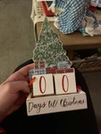 Tree Days Til Christmas Wooden Advent Calendar Countdown Primitives By Kathy. Fixed Price $17.99.