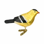 American Goldfinch Clip On Blown Glass Ornament By World Christmas #18045. Fixed Price $17.99.
