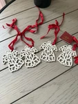 (4) Lenox Christmas Ornament Angel With Dress. Fixed Price $24.00.