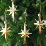 Syhood 12 Pcs Bethlehem Star Ornament For Christmas Tree 3.14INCH Plastic Sta.... Fixed Price $16.33.